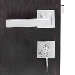 Homexpert Rose Elan-R-BSK 60mm Stainless Steel Silver Both Side Key Mortise Door Lock Set-image-57