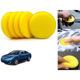Auto Pearl Polyurethane Beige Washing &a; Waxing Polish Foam Sponge for Camry (Pack of 5)-picture-47
