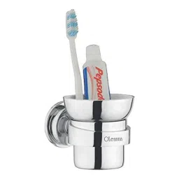 Oleanna BSCL-02 Continental Brass Silver Chrome Finish Toothbrush Holder-picture-31