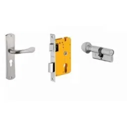 Dorset HL Series Lily 70mm Stainless Steel Door Handle Lock Set with Coin &a; Knob (Pack of 3)-picture-41