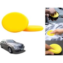 Auto Pearl Polyurethane Beige Washing &a; Waxing Polish Foam Sponge for E280 CDI (Pack of 2)-picture-34