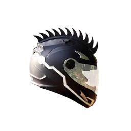 Autonity JB Racing Cuttable Rubber Mohawk Spikes for Helmets (Black)-21