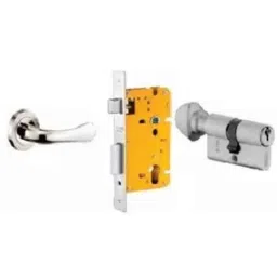 Dorset ML Series Lily 60mm Stainless Steel Silver Chrome Finish Door Handle Lock Set with Knob &a; Key, ML LY OR-image-20