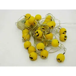 Tucasa Yellow Smiley String Light With Light Controller, DW-141 (Pack of 2)-13