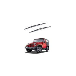 Hella WB-BK-081 Premium Black Wiper Blade Set For Mahindra Thar-picture-35