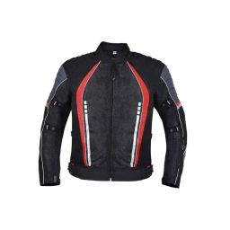 Biking Brotherhood Red Cordura &a; Mesh Panel Voyager Jacket, Size: 2XL-image-63