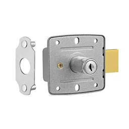 Bonus CB-50 Mild Steel Silver Cupboard Lock with Security Plate-picture-18