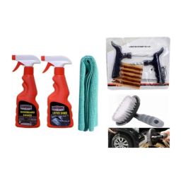 Indopower Ff961 Leather Shiner Spray, Dashboard Shiner Spray, 1Pc Car Cloth, All Tyre Cleaning Brush, Tubeless Smart Panchar Kit , AHh963-image-59