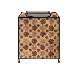 Urban Choice Metal Frame Flower Print Cover Laundry Bag-image-20