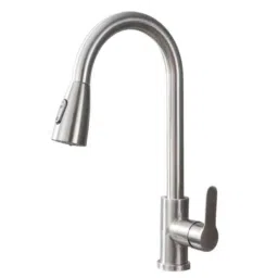 ZAIVI Fusion Stainless Steel Black Matt Pull Down Sprayer Hot &a; Cold Sink Mixer Tap, OR-PC12RG-CN-SS-image-27