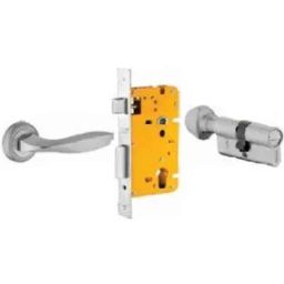 Dorset ML Series Zara 60mm Stainless Steel Door Handle Lock Set with Coin &a; Knob-image-31