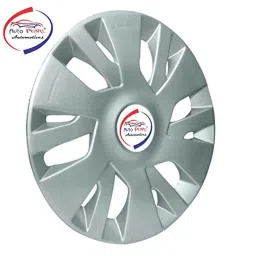 Auto Pearl 4 Pcs 13 inch Silver ABS Press Type Hubcap Wheel Cover Set with Retention Ring for All Cars AWC11-image-33