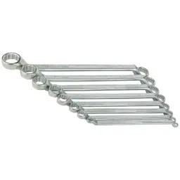 Forgesy 8 Pcs Chrome Vanadium Steel Round Ring Spanner with Hanging Tray Set, FORGESY309-27