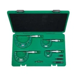 Insize Outside Micrometer Set, Range: 0-100 mm, 3203-1004A-29