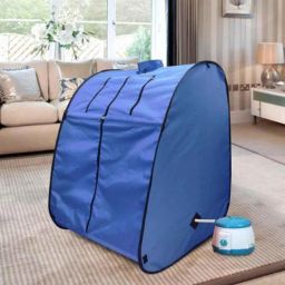Kawachi 750W Light Violet Panchkarma Swedan Portable Steam Sauna Bath for Health &a; Beauty Spa at Home, i03-35