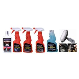 Indopower Ff1058 Dashboard Shiner Spray, Car Wash Shampoo, Tyre Shiner Spray, Leather Shiner Spray, Scratch Remover , All Tyre Cleaning Brush Kit, AHh1062-image-27