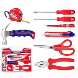 EMTOP EHTS01081 Steel Red &a; Silver Tool Kit-44
