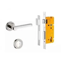 Dorset ML Series Art Stainless Steel Door Handle Lock Set with (Pack of 2)-picture-11