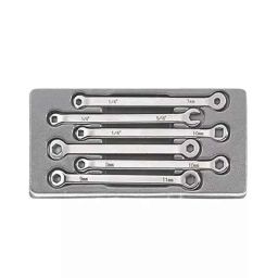 B K Jagan &a; Co 6 Pcs CrV Brake Spanner Hex &a; Square Drive Set-81
