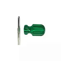 B K Jagan &a; Co Silver Steel 2-in-1 Stubby Screw Driver Green-picture-7