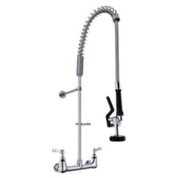 Zephyr Brass &a; Zinc Alloy Black Pre Rinse Wall Mounted Faucet without Faucet, ZPRFW3-39