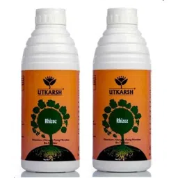 Utkarsh Rhizoz 1 Litre Rhizobium Nitrogen Fixing Bacteria Bio Fertilizer (Pack of 2)-image-83