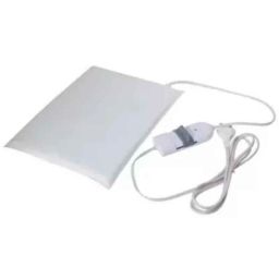 Dr Yonimed White Multipurpose Electric Heating Pad with Temperature Controller &a; Safety Cover for Pain Relief-0