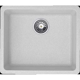 Uken Heavy Duty Quartz Kitchen Sink (21X18) With Accessories(21/18-Qu-Gr-Rs-3) White-image-53