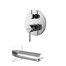 ZAP ZXR24140 Brass Concealed Circular Body Diverter Full Set with Bath Tub Spout-47