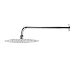 IRIS 12 inch Stainless Steel 304 Ultra Slim Curve Overhead Shower with 15 inch Arm-image-45