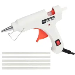 Gunstick 20W White Glue Gun with 5 Pcs Transparent Glue Sticks-image-84