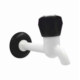 APL Apollo Spark ABS White Long Body Bib Cock with Flange, TP016-picture-48