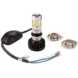 AOW Universal RTD M6 (Super Bright) Led Headlight with Fan for TVS Apache 150 (12V / 35W)-22