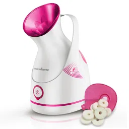 HealthSense Nano-Cure FS 550 ABS White &a; Pink Facial Iconic Cleanser with Nano-Ionic Technology, Steam Breath Machine for Adults &a; Kids-2