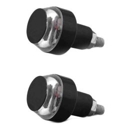 AllExtreme EXWTL2P 2 Pcs White Handle Bar End Weights Plug Cap Set with Turn Signal LED Indicator Light-20