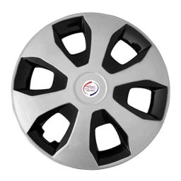 Auto Pearl 4 Pcs 14 inch Polypropylene Silver &a; Black Press Type Car Wheel Cover Set with Retention Ring for Honda Amaze Type 1 2013-2017, WC14in_WagonR19_SilBlk_AmazeTy1_2013_17-picture-9