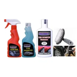 Indopower Ff1147 Leather Shiner Spray, Car Shampoo, Scratch Remover, All Tyre Cleaning Brush Kit, AHh1151-image-35