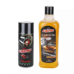 Caspol 150 ml, 470ml Spray Chain Lubricant &a; Shampoo for Bikes (Pack of 2)-picture-29