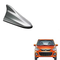 Auto Pearl ABS Silver Universal Replacement Shark Fin Car Roof Antenna For Maruti Suzuki Alto K10-image-52