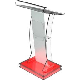 Classic Concepts 24x20 inch Acrylic Podium Stand with Red LED for Conference &a; Seminar, CCP063-picture-33