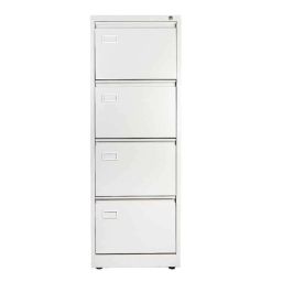 Tufferone 4 Shelves Steel Grey Vertical Filing Office File Cabinet-image-33