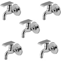 IRIS Qubix Brass Chrome Finish Washing Machine Bib Cock (Pack of 5)-image-58