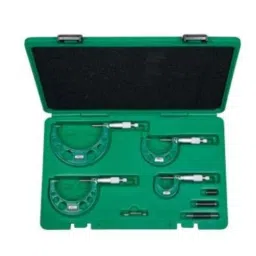 Insize Outside Micrometer Set, Range: 0-100 mm, 3203-1004A (Pack of 3)-17