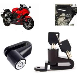 Auto Pearl Steel Black Heavy Duty Anti-Theft Disc Brake Lock for GT650R, Lock_375-16
