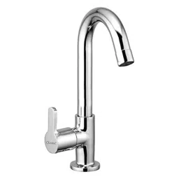 Oleanna OE-14SN Orange Brass Silver Chrome Finish Swan Neck Tap-45
