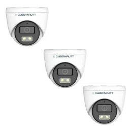 Cybernautt CNA-D24IR2LVP 2.4MP HD Color View Dome Camera with IP66 Weatherproof, Night Colour View &a; 2 Years Warranty (Pack of 3)-11