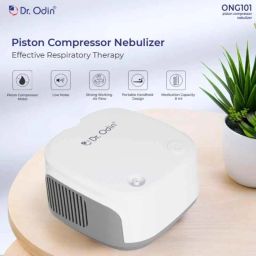 Dr Odin ONG 101 8ml White &a; Grey Smart Piston Compressor Nebulizer with Whisper-Quiet Operation image 4