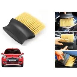 Auto Pearl Nylon Beige Car Dashboard Dust Cleaner Brush for Pulse-picture-1