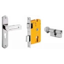 Dorset HL Series Lia 60mm Stainless Steel Silver Chrome Finish Door Handle Lock Set with Knob &a; Key-picture-35
