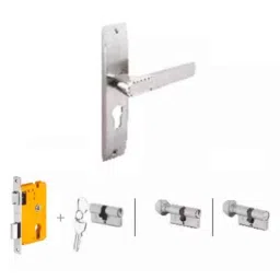 Dorset Zovi HL ZOV 8 inch Zinc SC Finish Lock Set with Knob &a; 70mm Key Cylinder-picture-37